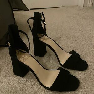 Black Vince camuto block heels